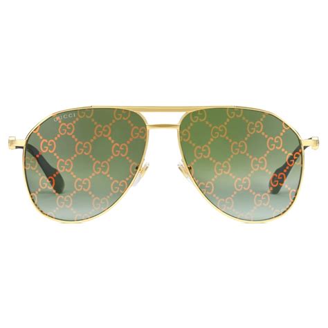 gucci aviator-frame metal sunglasses replicas